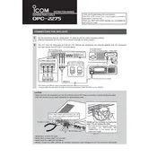 Icom OPC-2275 Cable manual cover