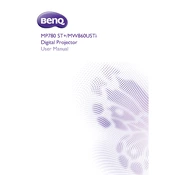 BenQ MP780ST Plus manual cover