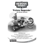 Fisher Price Mattel Rescue Heroes Triclone Responder B5634 Toy manual cover