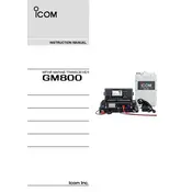 Icom GM800 Transceiver manual cover