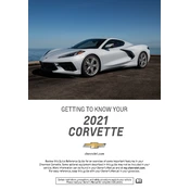 Chevrolet Corvette 2021 manual cover