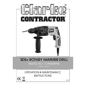 Clarke 6479510 CON400RH SDS Plus Rotary Hammer Drill manual cover