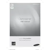 Samsung DW80F800UWS Dishwasher manual cover