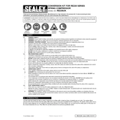 Sealey RE230UK Compressor manual cover