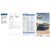 Hyundai Kona 2022 SUV manual cover