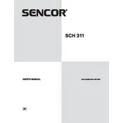 Sencor SCH 331 Charger manual cover