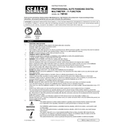 Sealey TM103 Multimeter manual cover