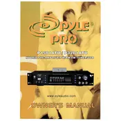 Pyle P1501ATU Amplifier manual cover