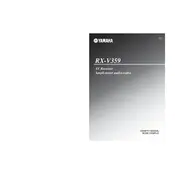 Yamaha RX-V359 Receiver manual cover