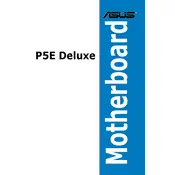 ASUS P5E Deluxe Motherboard manual cover