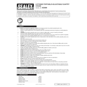 Sealey SG500 Crane manual cover