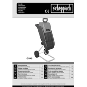 Scheppach GS45 5904410901 Garden Shredder manual cover