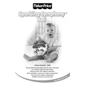 Fisher Price Mattel Sparkling Symphony Ball 73481 Toy manual cover