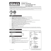 Sealey TA120 Tester manual cover