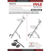 Pyle PKST74 Piano Chair manual cover