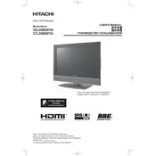 Hitachi 32LD9800TA Television manual cover