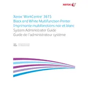 Xerox WorkCentre 3615 Printer manual cover