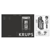 Krups ARUBA KM855 Coffee Machine manual cover