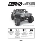 Power Wheels Mattel Jeep Hurricane Extreme FDG13 Toy manual cover