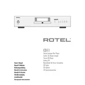 Rotel CD11 CD Player manual cover