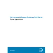 Dell Latitude 7404 Rugged Laptop manual cover