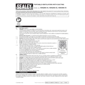 Sealey VEN200.V4 Ventilator manual cover