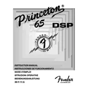 Fender Princeton 65 DSP 02267400030 120V 60Hz US Amplifier manual cover