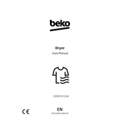 Beko DHR83431W manual cover