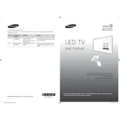 Samsung H8000 Series TV manual cover