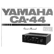 Yamaha CA-44 Amplifier manual cover