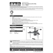 Sealey VS011 Clutch Tool manual cover