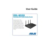 ASUS DSL-N55U Annex B Router manual cover