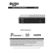 Bush DVB-T2 PVR MPEG4 Set Top Box manual cover