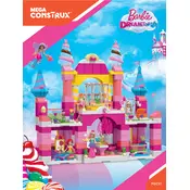 Mega Bloks Mattel Barbie Dreamtopia FGC51 Construction Set manual cover