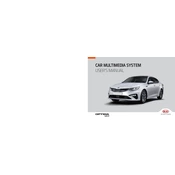 Kia Optima Hybrid Car Multimedia System 2020 Sedan manual cover