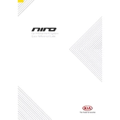 Kia Niro Car Infotainment System 2021 Compact Crossover SUV manual cover