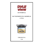 Pyle PLVW1048VGA Monitor manual cover