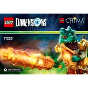 LEGO Chima 71223-1 Construction Set manual cover