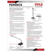 Pyle PDMIKC5 Microphone manual cover