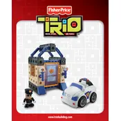 Fisher Price Mattel Trio Police Station P6832 Toy manual cover