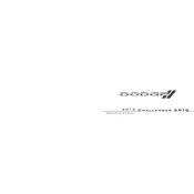 Dodge Challenger SRT 2012 Coupe manual cover