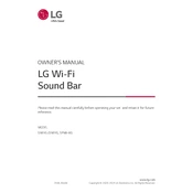 LG SN9YG SN9YG.DUSALLK Sound Bar manual cover