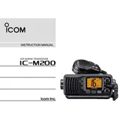 Icom IC-M200 Transceiver manual cover