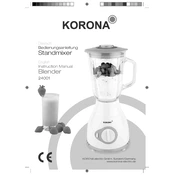 Korona 24001 Blender manual cover