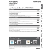 Roland FP-60X manual cover