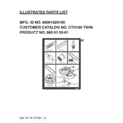 Husqvarna 96061026100 960 61 02-61 Lawn Mower manual cover