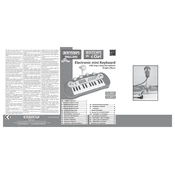 Bontempi 12 2971 Electric Mini Keyboard manual cover