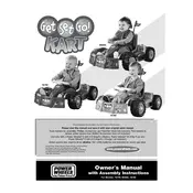 Power Wheels Mattel Go Set Go Kart B0263 Toy manual cover