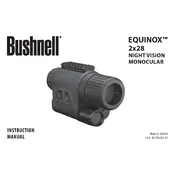 Bushnell 260228 Binocular manual cover