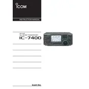 Icom IC-7400 Transceiver manual cover